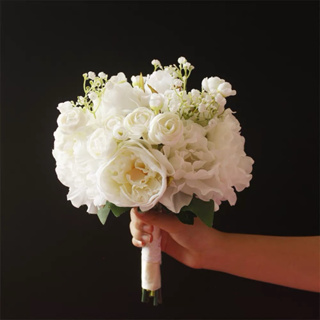 Buque de rosa 35cm mista Decoração para casa, decoração de janela da mesa de jantar da sala de estar, buquês de noiva em Oferta na Shopee