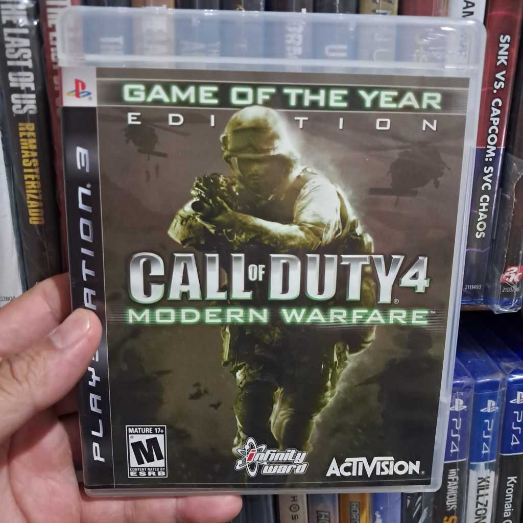 Call of Duty 4 Modern Warfare 1 PS3 Midia Fisica Original Usado COMPLETO