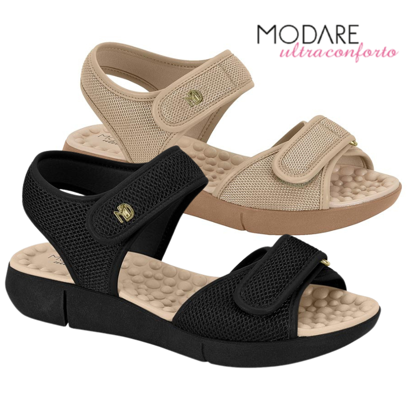 Sandalia Ortopedica Modare Original Feminino Esporao Massageador Macio Ultraconforto