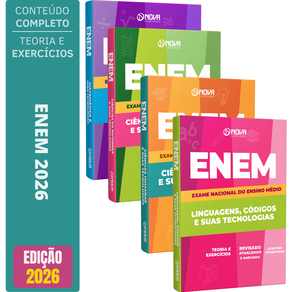Imagem Apostila para Provas do ENEM - Exame Nacional Do Ensino Médio
