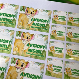 Etiquetas Adesivas Escolar Personalizadas - Material Escolar / Volta as aulas 2026 - Personalizadas com seu tema