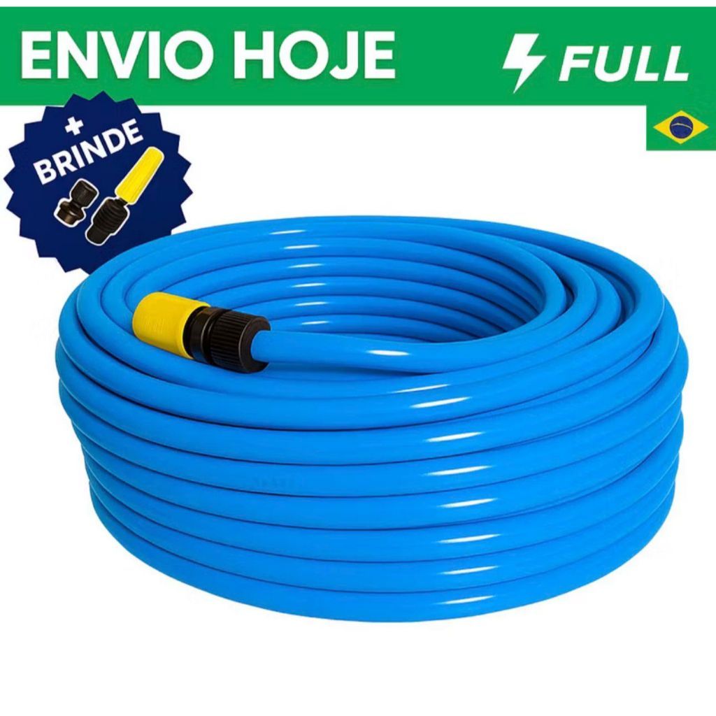 Mangueira de Jardim Anti-Torção Reforçada Flexivel - 50 Metros