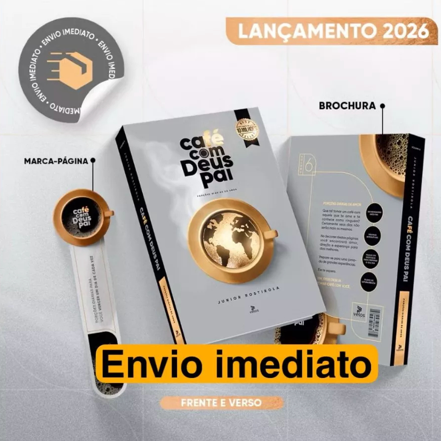 CAFÉ COM DEUS PAI 2026 - PORÇOĒS DIARIA DE AMOR em Oferta na Shopee