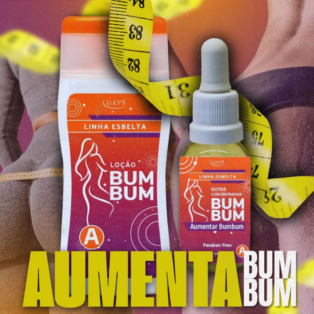 Loção Bumbum A + Gotas Concentradas Bumbum A - Auxilia no aumento do bumbum em Oferta na Shopee