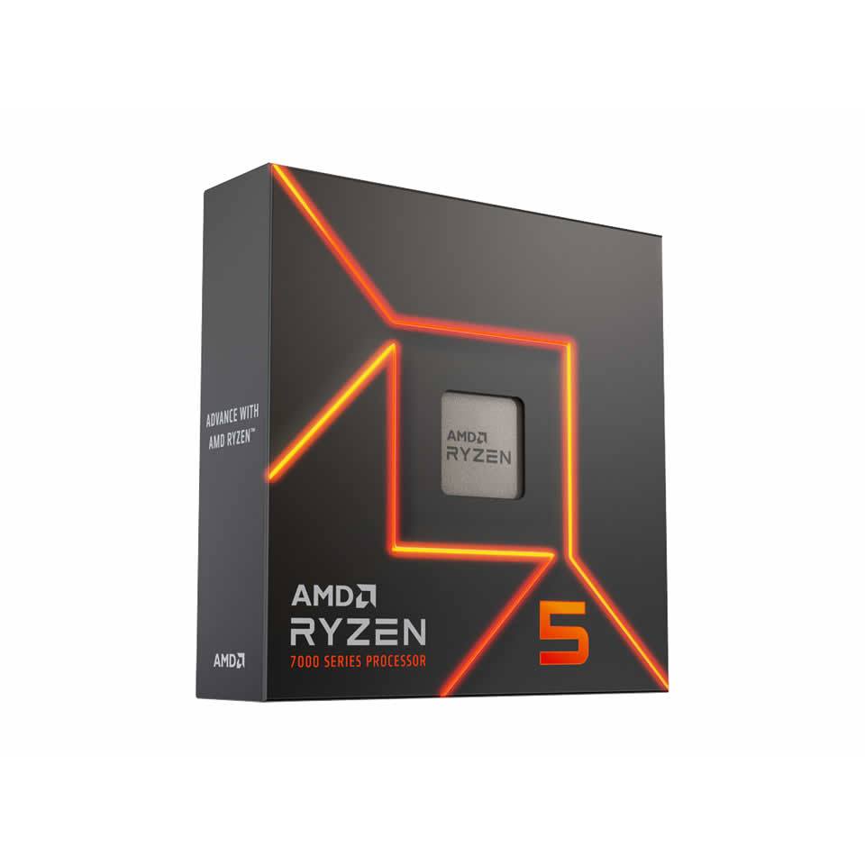 AMD Ryzen 5 7600X (6C/12T) 4.7GHz/6MB+32MB/105W/AM5 BOX [100-000000593]