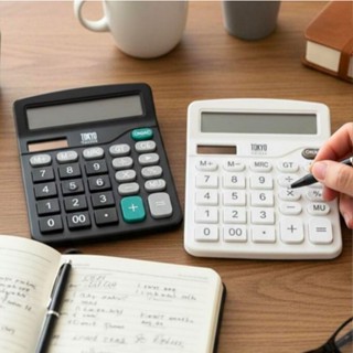 Calculadora colorida 12 Dígitos Teclado Grande Escritório Escola Papelaria em Oferta na Shopee