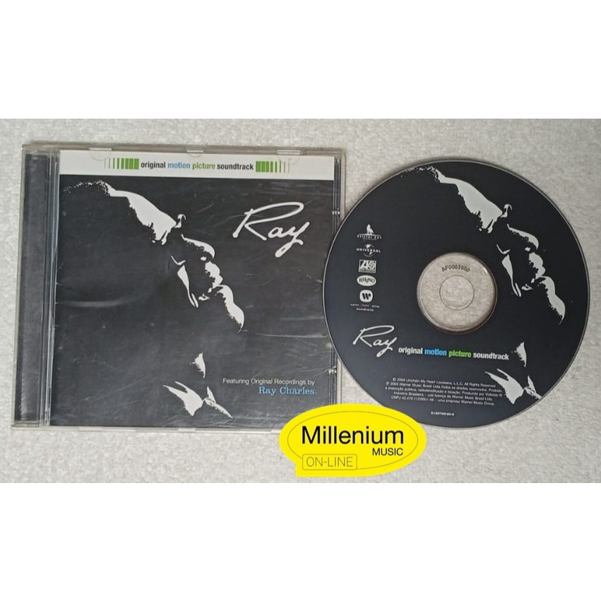 CD Ray Charles  Ray Trilha Sonora Do Filme 2004 Original Gravadora Colecionador Ótimo Estado