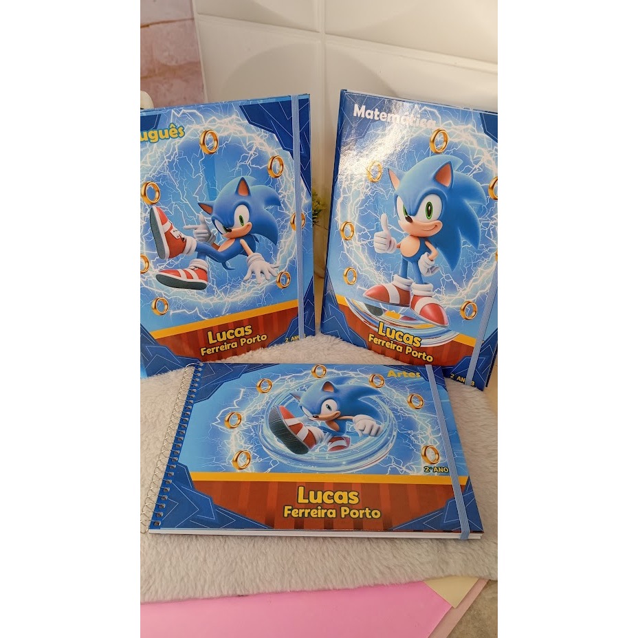 Caderno Meia Pauta Personalizado Basico | Todos os temas em Oferta na Shopee