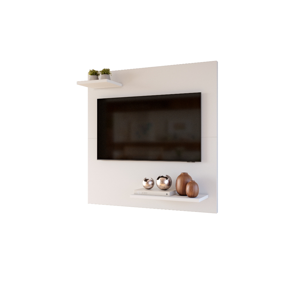 Painel P/ Tv Smart até 32" Para Sala/Quarto/Área de Lazer C/ Nicho INFERIOR e SUPERIOR
