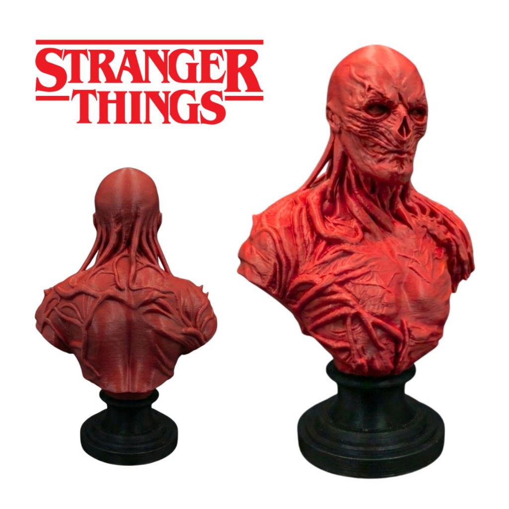 Busto Vecna Stranger Things 15 cm Decoração Geek Colecionável Coisas Legais para Casa