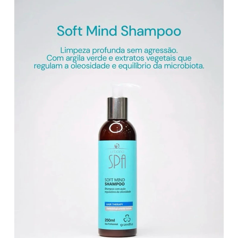 Shampoo de Limpeza Profunda Urbano Spa Blue Soft Mind Grandha 250ml