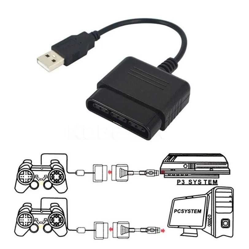 Conversor Adaptador Controle PS2 PS1 Para PS3 PS4 PC em Oferta na Shopee