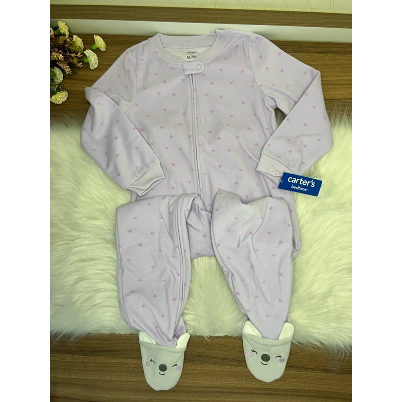 Macacão em fleece Carter’s, tamanho 5 anos. em Oferta na Shopee