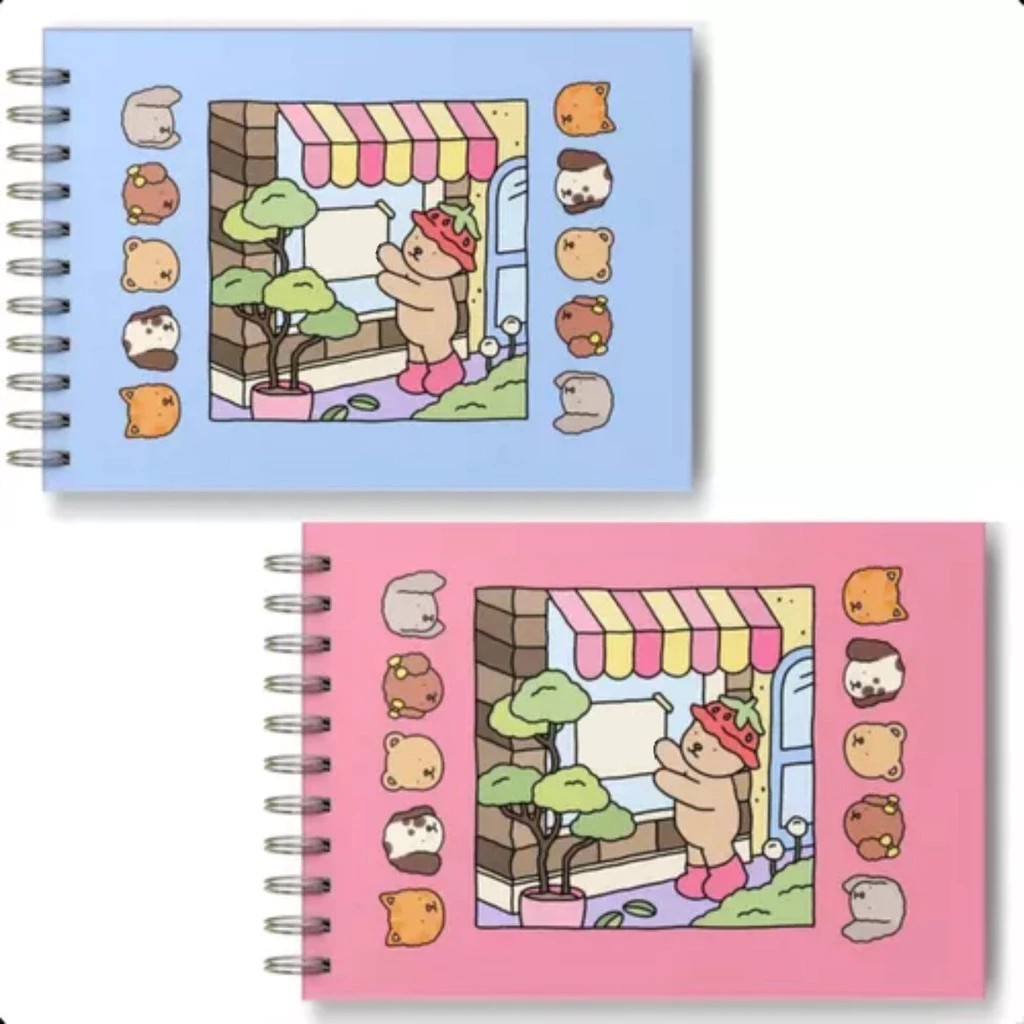 Livro de Colorir cute 50 Folhas Caderno de Desenho Pintura Coloring Book infantil
