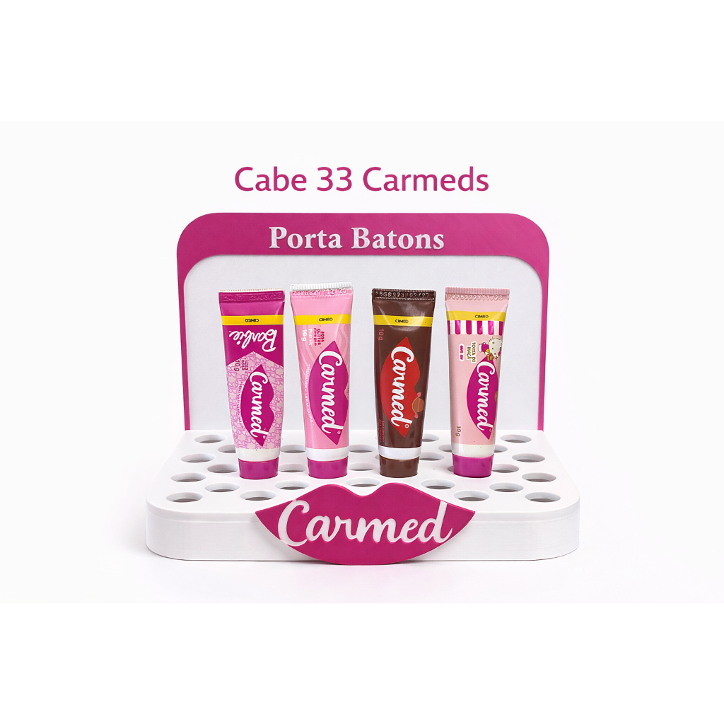 Organizador batons Carmed para 33 Batons -  peça também decorativa em Oferta na Shopee