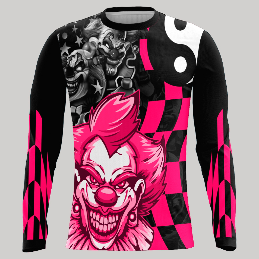 camisa manga longa camiseta favela quebrada palhaços 1053