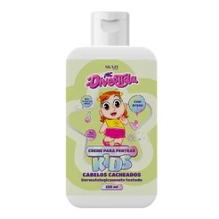Creme Para Pentear Infantil SKAZI Kids MC Divertida Cabelos Cacheados Argan 250ml Vegano
