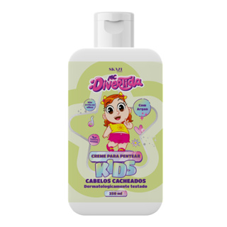 Creme Para Pentear Infantil SKAZI Kids MC Divertida Cabelos Cacheados Argan 250ml Vegano em Oferta na Shopee