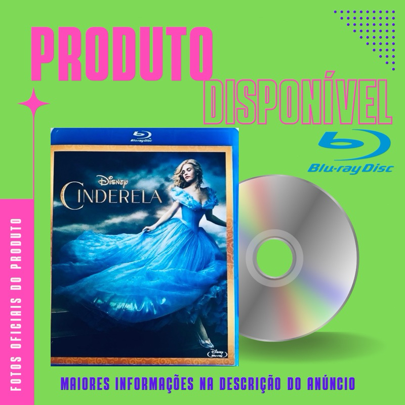 BLURAY FILME DISNEY CINDERELA