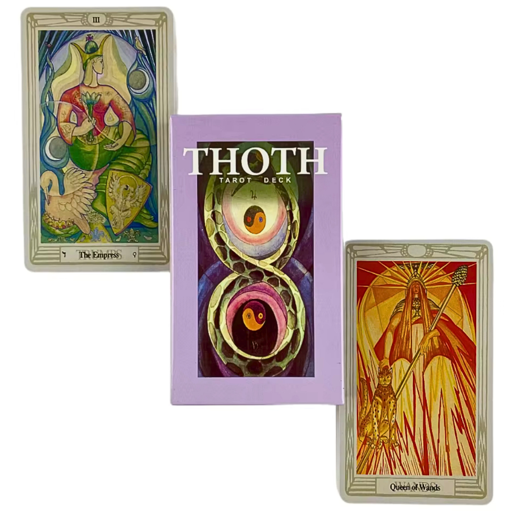 Thoth Tarot Deck - Tarô Rider Waite - Aleister Crowley em Oferta na Shopee