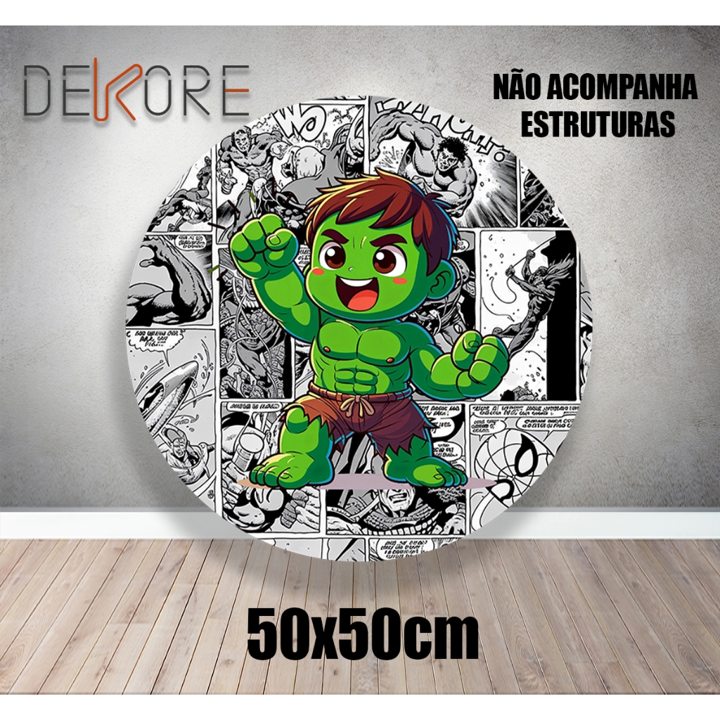 Painel Hulk Cartoon Baby com Elástico em Oferta na Shopee