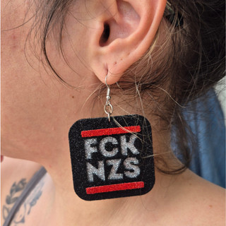 Brinco FCK NZS, Brinco de Glitter, Brinco de Carnaval FCK NZS