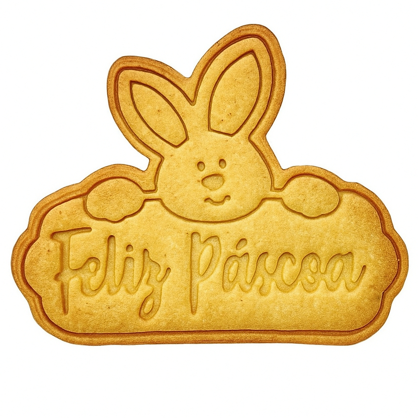 Feliz Pascoa Pascoa Cortador Biscoito Coelho Cenoura p2025