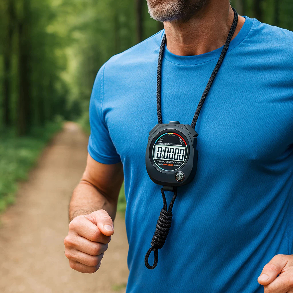 Cronômetro Progressivo De Mão Digital Alarme Hora Com Corda Temporizador Esporte Esportivo Relógio em Oferta na Shopee