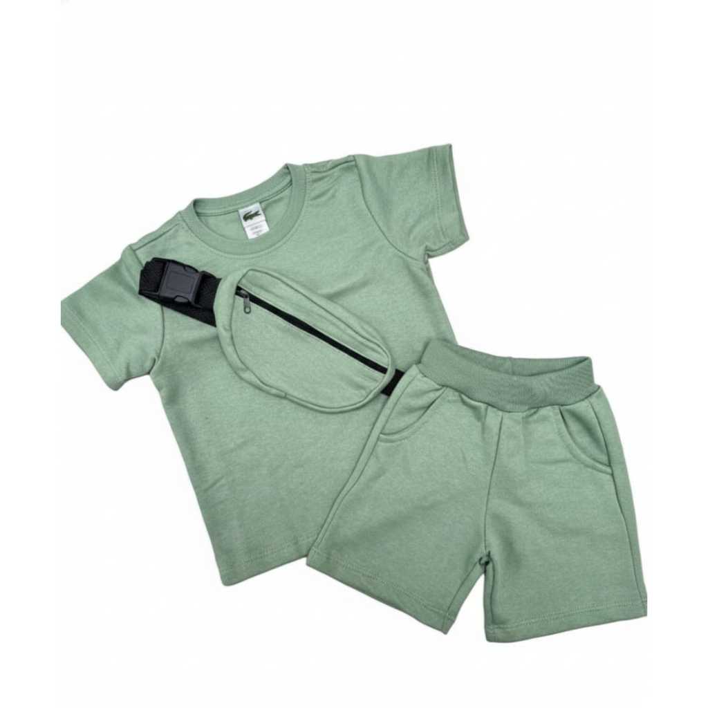 Conjunto Infantil Menino em Moletinho com Pochete Ajustável em Oferta na Shopee