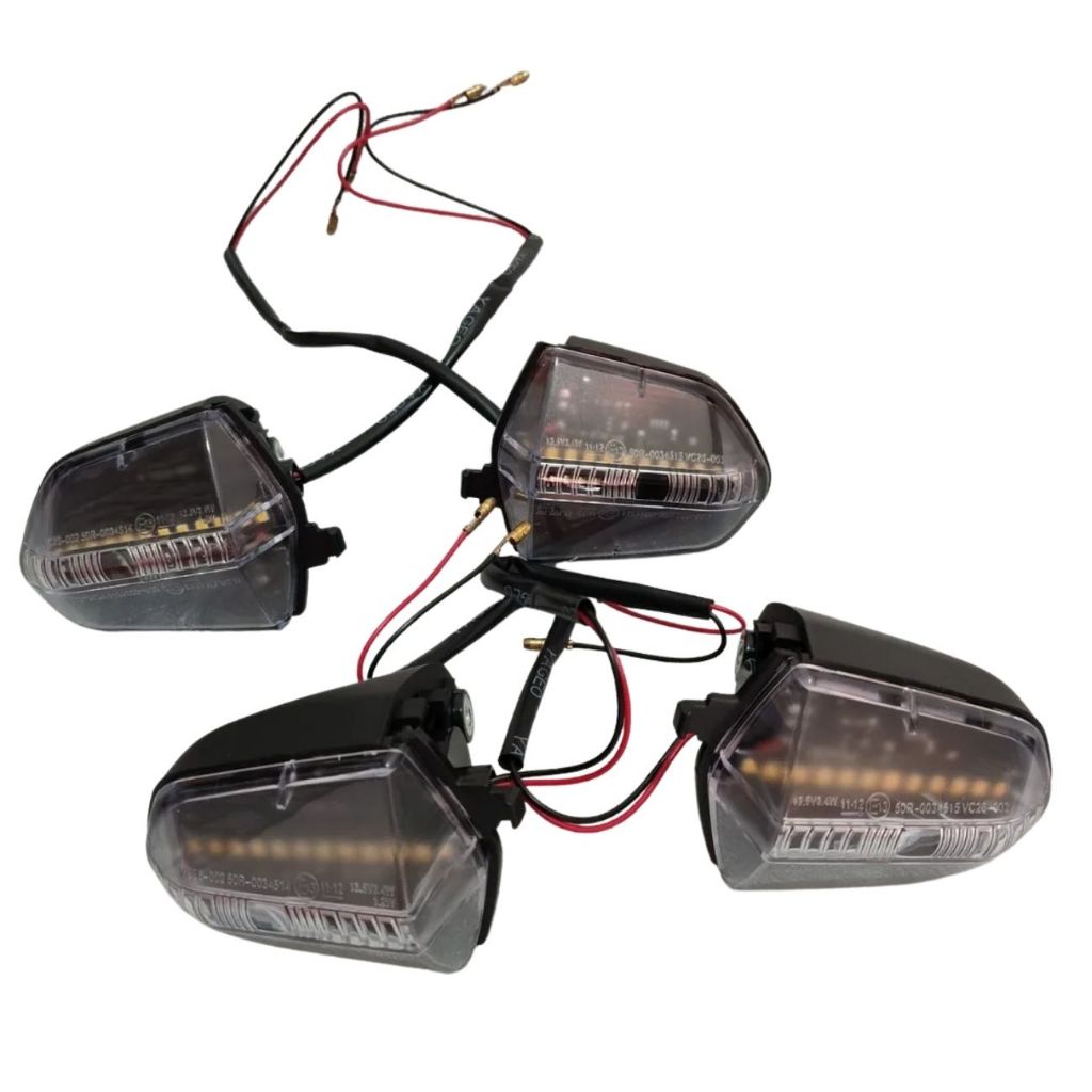 Pisca LED Sequencial Pop 110 Jogo Completo com Capa Stallion Moto Acessórios - 4 Unidades