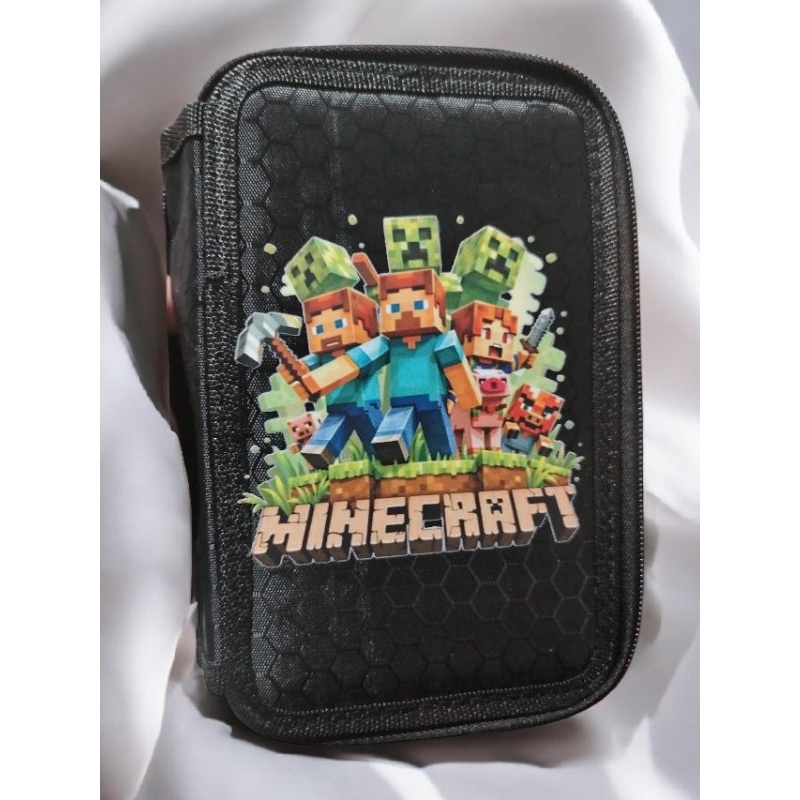 estojo box minicraft 72 canetas 4 ziper