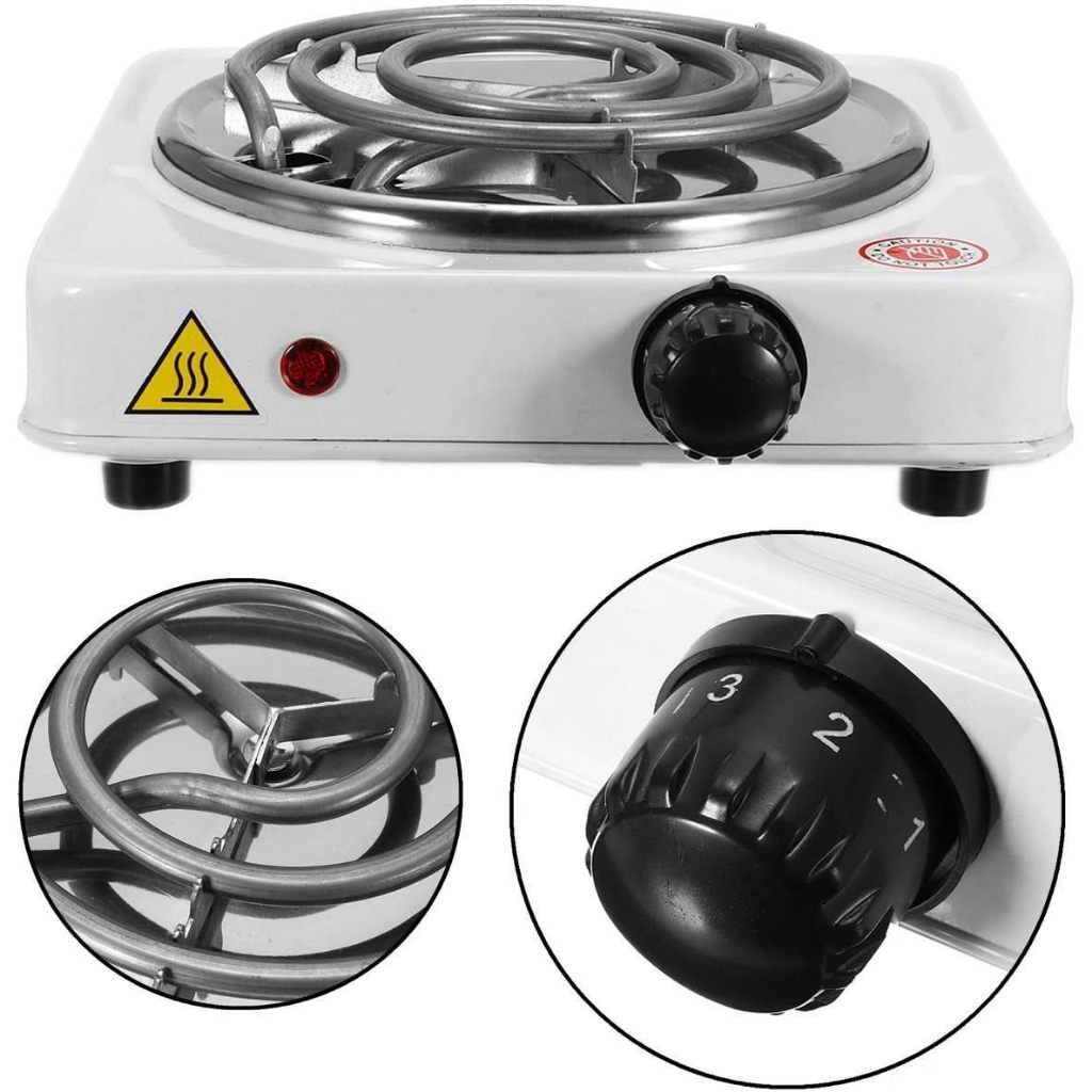 Imagem Fogareiro Elétrico Fogão 1 Boca  110V 1000W Cooktop Acampamento