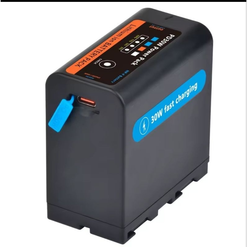 BATERIA TECTRA F980 PD30 10500 MAH POWERBANK PARA DUMMY FW50 FZ100 EN-EL15  ILUMINADORES LEDS MONITORES TRANSMISSORES