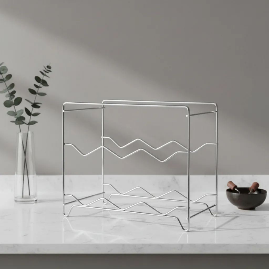 Adega De Mesa Suporte Porta Garrafas Vinho Bar 6 Garrafas em Oferta na Shopee