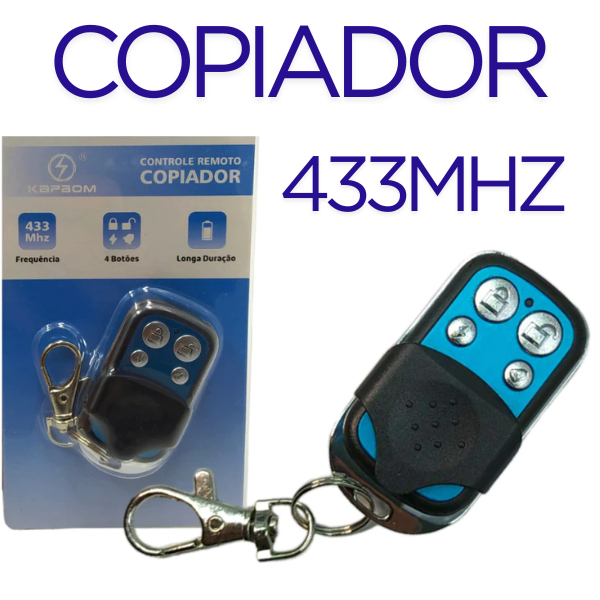 Controle remoto compatível 433MHZ portões elétrico garagem cerca elétrica alarmes ( Já vem com pilha )