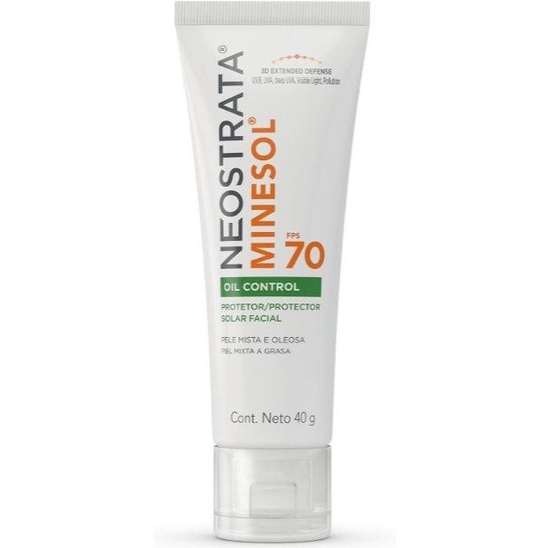 Protetor Solar Facial FPS 70 Oil Control Para Pele Mista e Oleosa