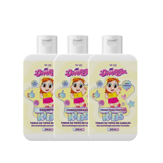 Shampoo + Condicionador + Creme para Pentear SKAZI - MC DIVERTIDA | Todos os Tipos de Cabelo 250ML em Oferta na Shopee