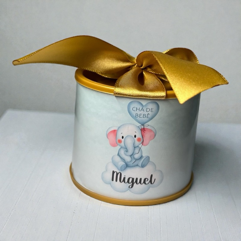 Kit Tubolatas Personalizadas 5x6 | Chá de Bebê Aniversário Batizado Lembrancinha Infantil