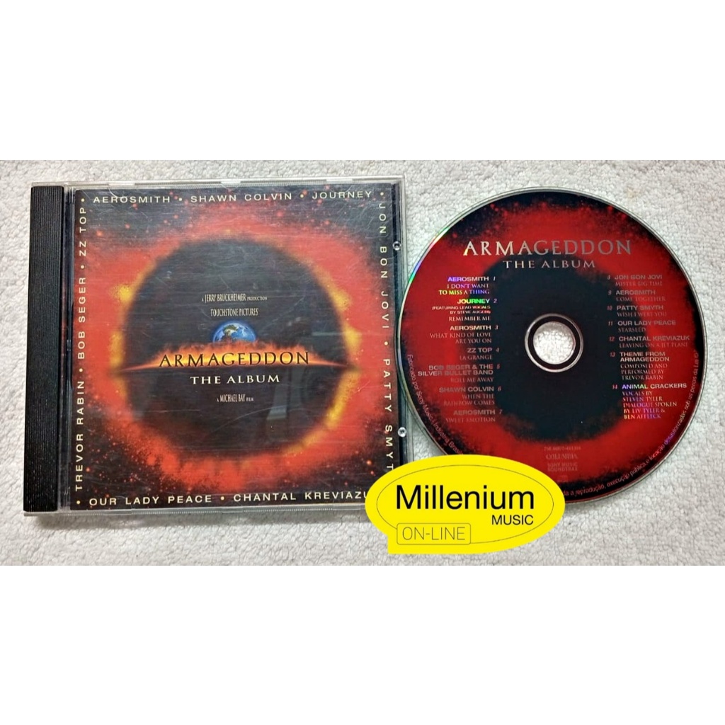 CD Armageddon The Album Trilha Sonora Do Filme 1998 Original Gravadora Colecionador Ótimo Estado
