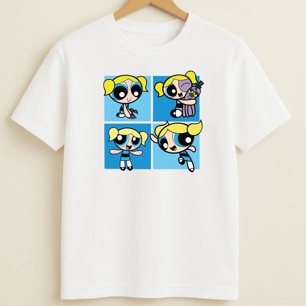 Camiseta Blusa T-shirt Feminina Unissex 100% Algodão Estampa LINDINHA Super Poderosas Promoção
