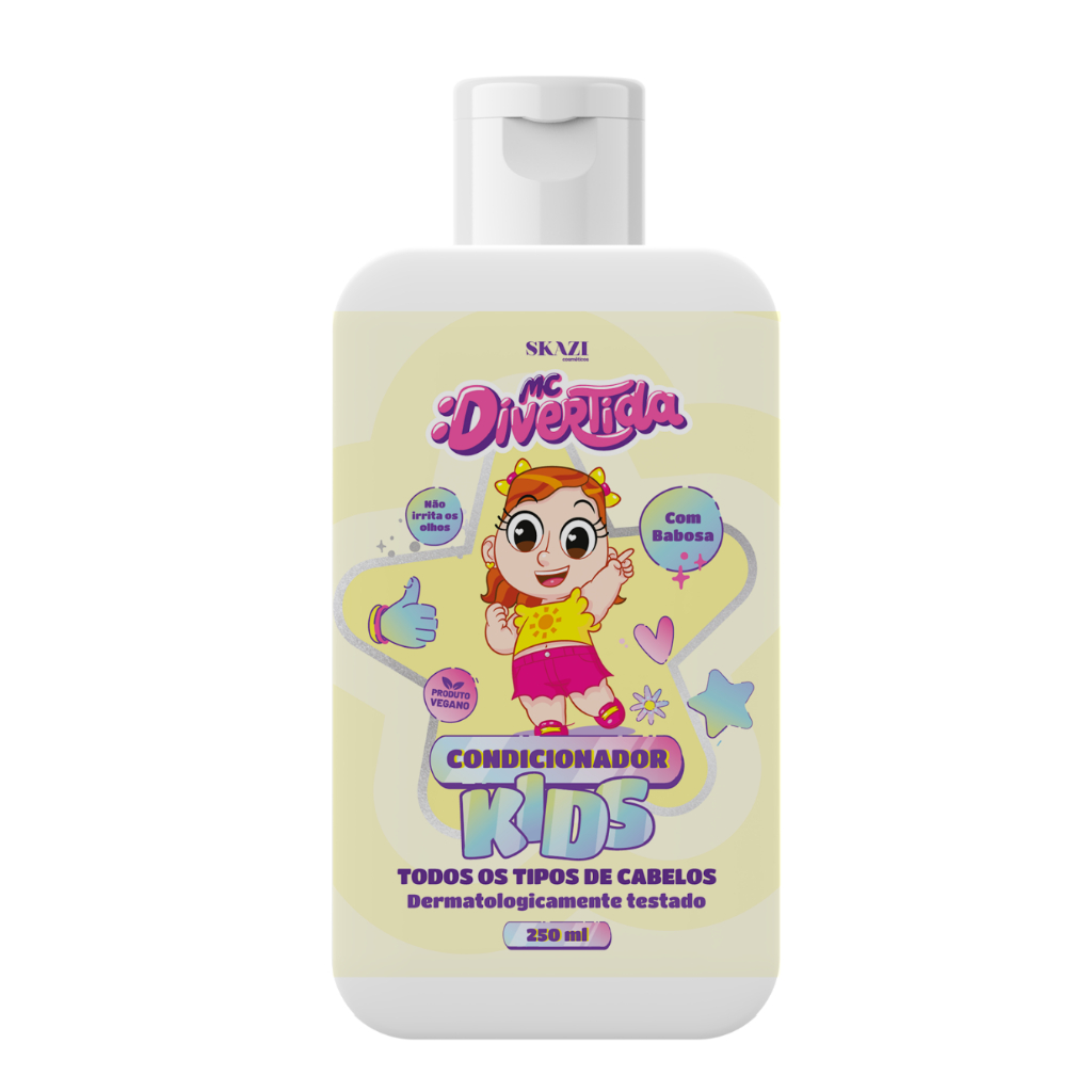 Condicionador Infantil SKAZI Kids MC Divertida 250ml Babosa Todos os Tipos de Cabelo em Oferta na Shopee