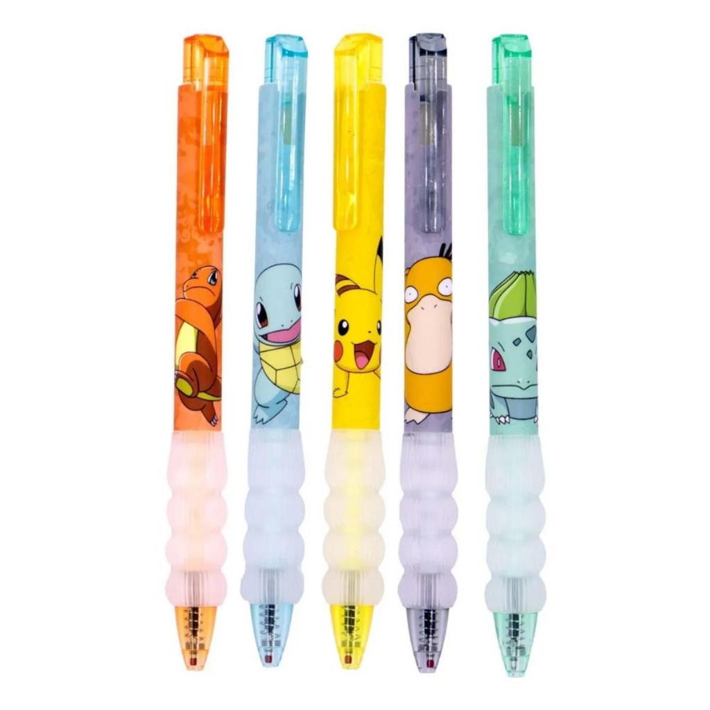 Kit Canetas Pokemon Infantil - 5 Peças em Oferta na Shopee