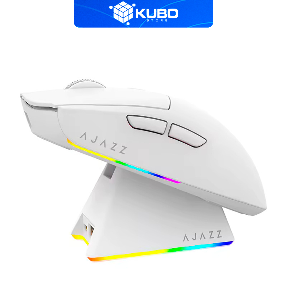 Mouse Sem Fio Ajazz AJ139 V2 MC PAW3311 Wireless 2.4Ghz Bluetooth