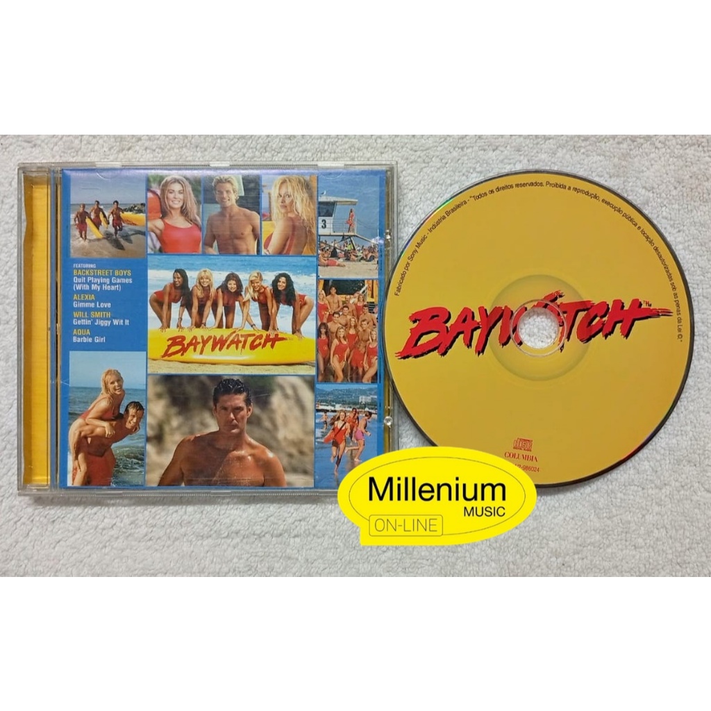 CD Baywatch: S.O.S. Malibu 1998 trilha sonora Do Filme Original Gravadora Colecionador Ótimo Estado