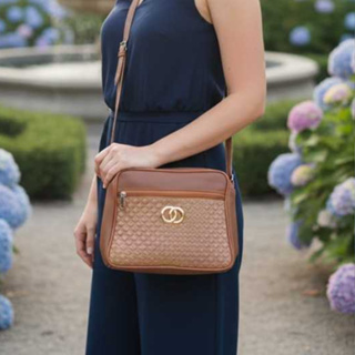 Bolsa de Ombro Feminina Estilo Elegante Couro Sintético em Oferta na Shopee