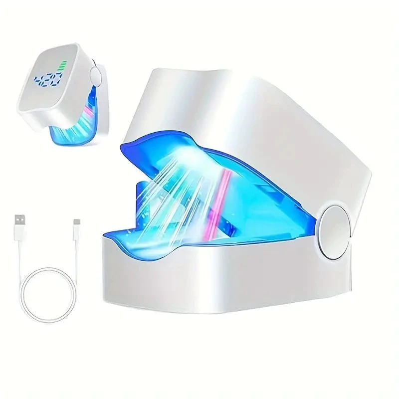 Mini lâmpada LED UV para arte em unhas com lâmpada com display LCD