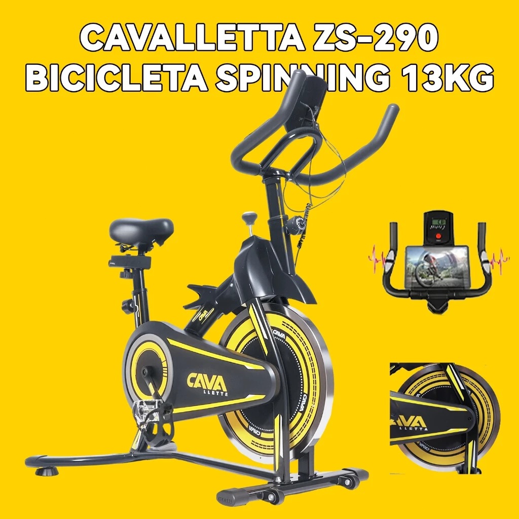 Bicicleta Spinning 13Kg Bike Ergométrica Sport Suporta até 150kg fitness bicicleta de fisioterapi