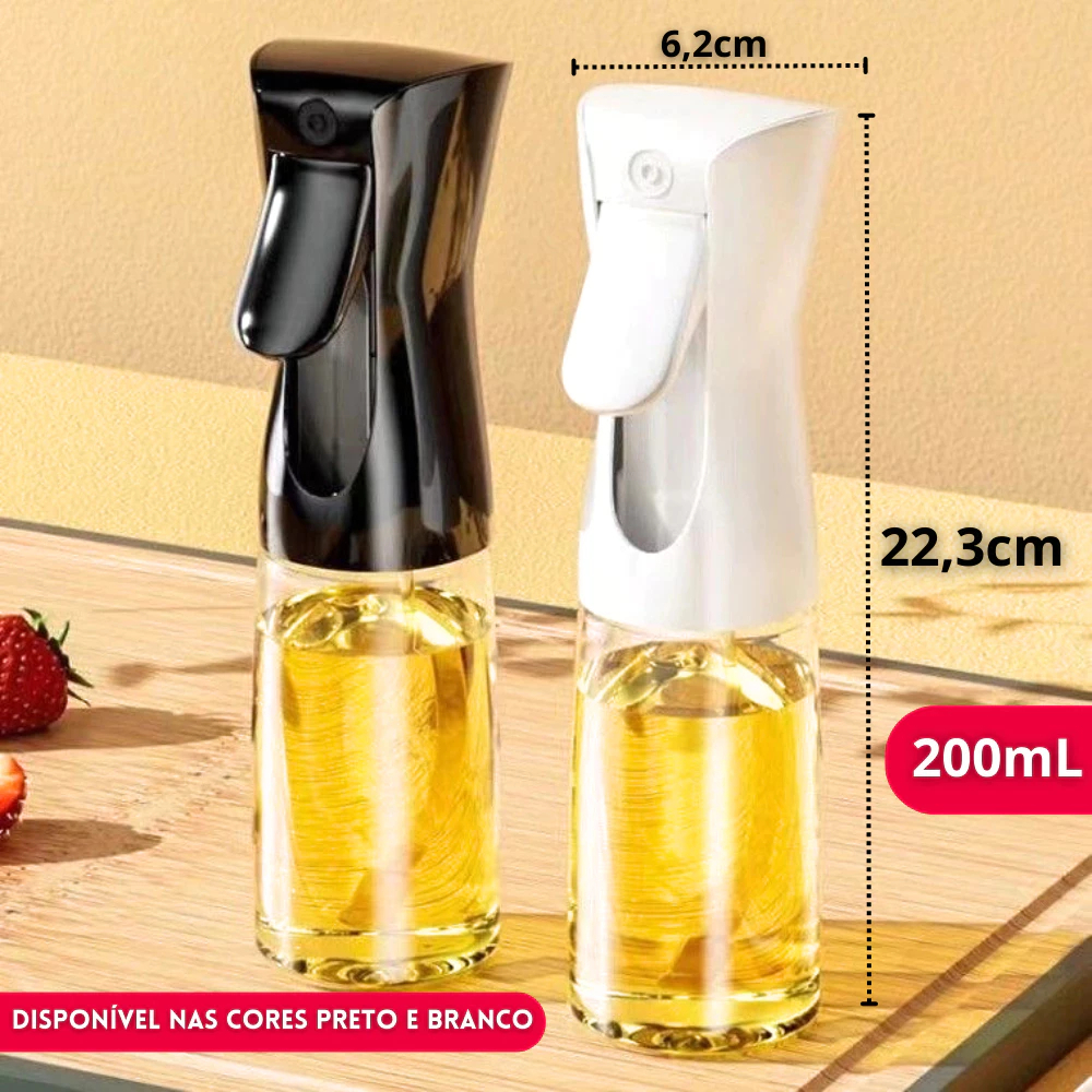 Spray Borrifador Pulverizador para cozinha Óleo ,Vinagre de vidro Frasco com Multifuncional Azeite