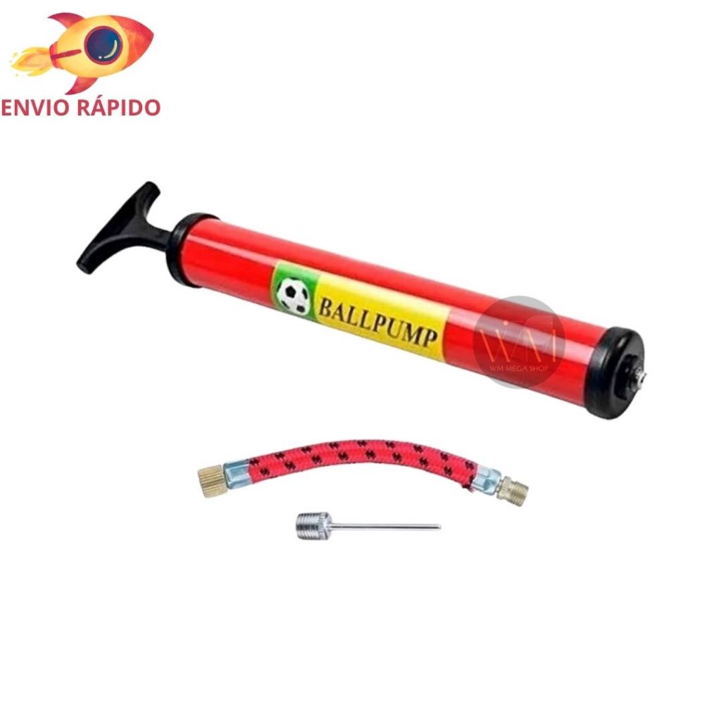 Bomba De Ar Manual Com Bico Para Encher Bola
