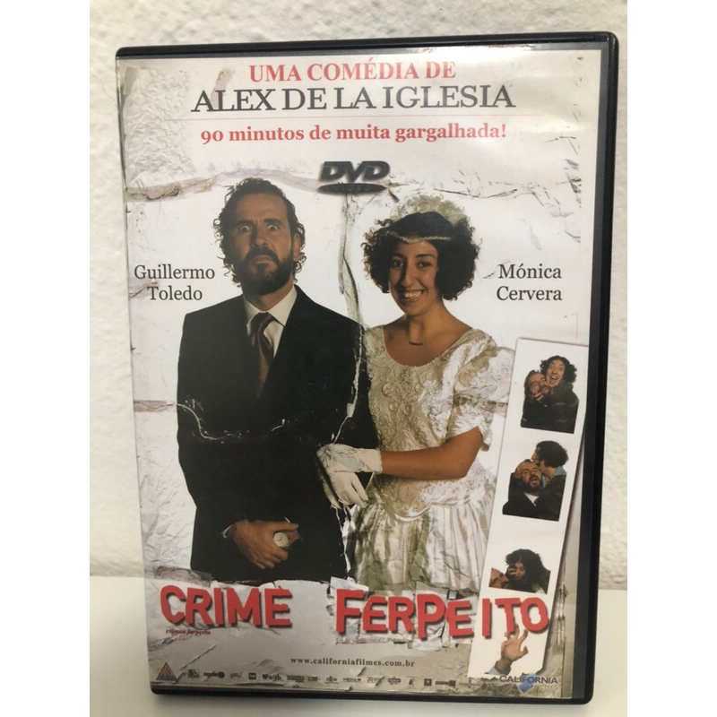 Dvd - Crime Perfeito - Alex de la Iglesia - Raro!